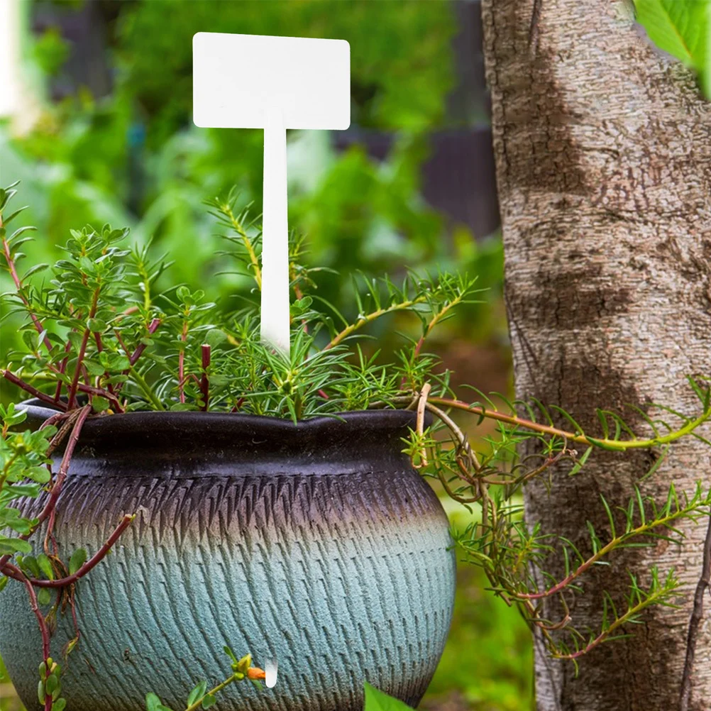 

10Pcs Garden Plant Markers Plastic Labels Durable Tags for Potted Plants Nursery Gardening Plant Identification Labels