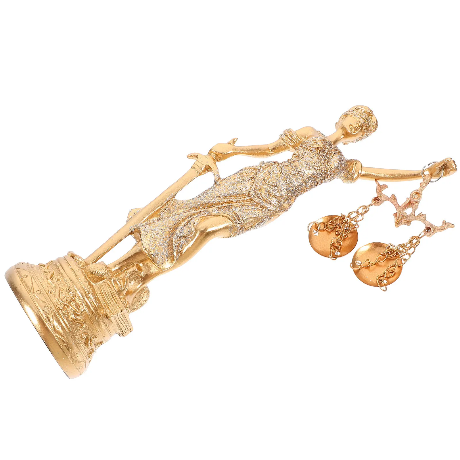 The Justice Goddess Resin Statue Featuring Ideal for Law Firms Libraries Personal Study Spaces Classical