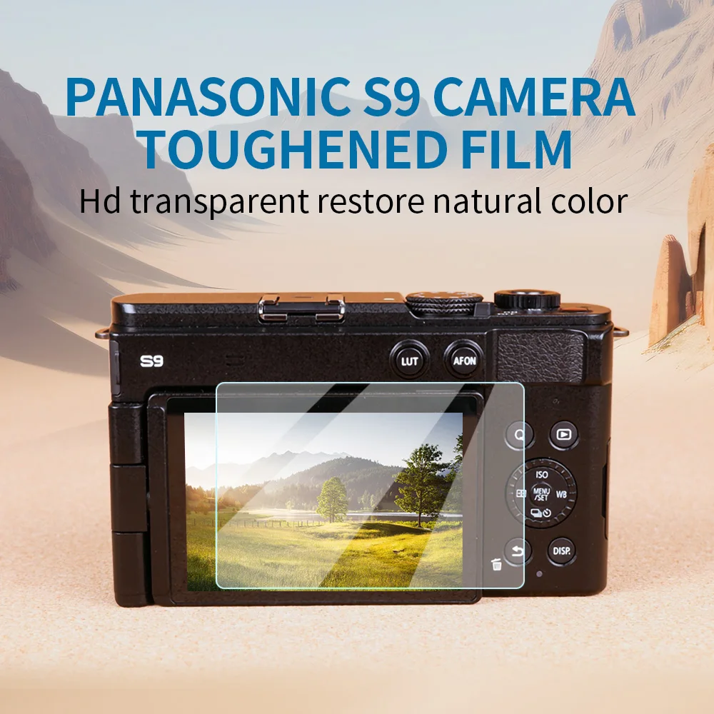 مناسبة لكاميرا باناسونيك S9 طبقة مقسى بإطار كامل بدون مرآة Ricoh GR3/GR3X طبقة رقيقة واقية للكاميرا
