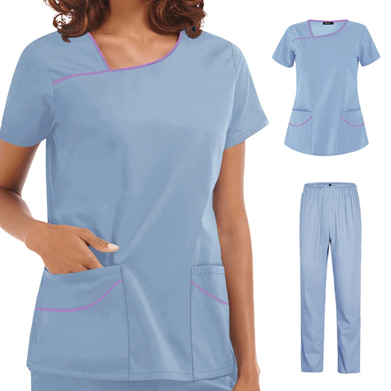 Breathable Pet Grooming Work Clothes Medical Operating Room Uniform Nursing Uniforms Dental Clinic Nurse Workwear