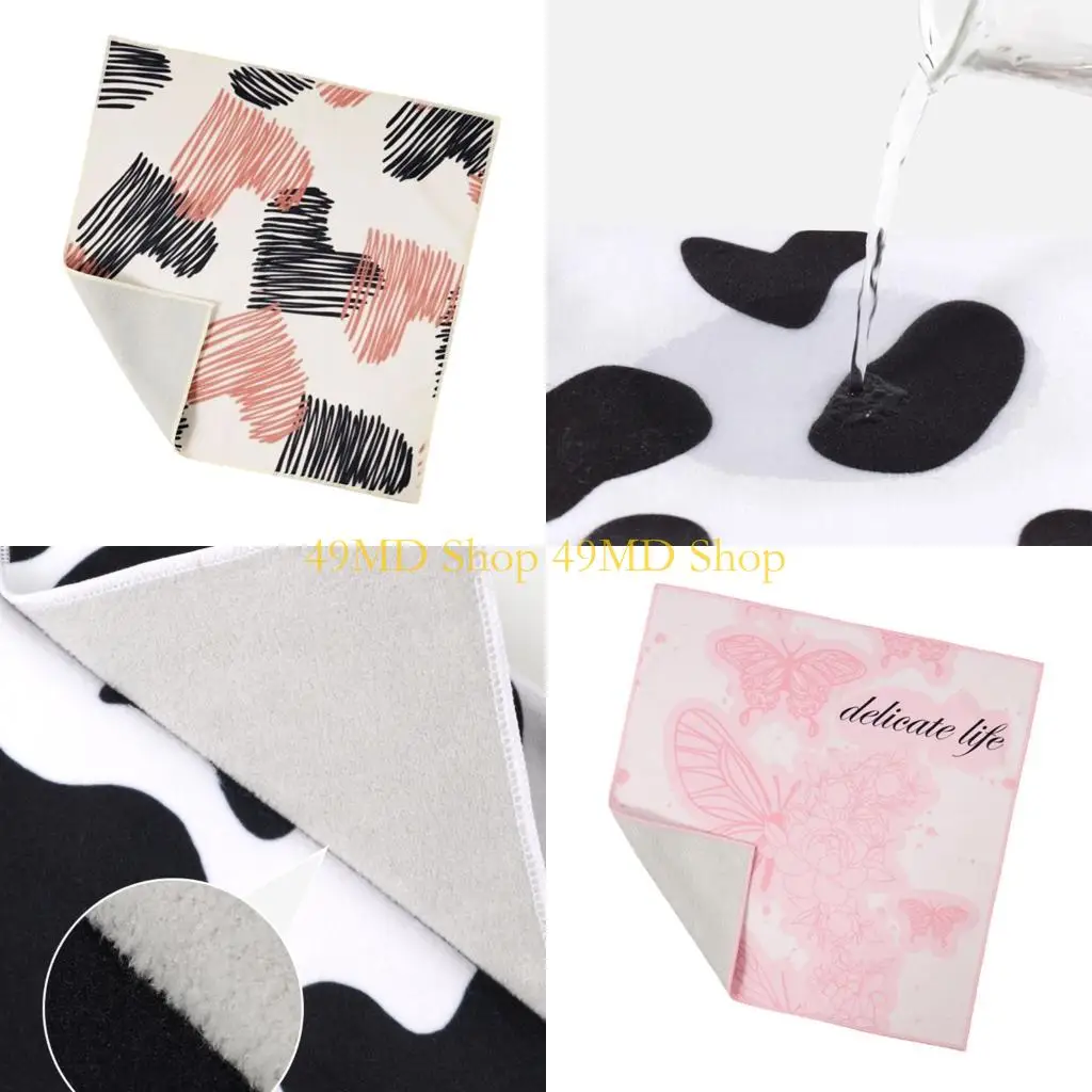 49MD Pliable Identity Adhesive Cosmetic Bag Multiple Compartment Transportable Fiber Storage Solution