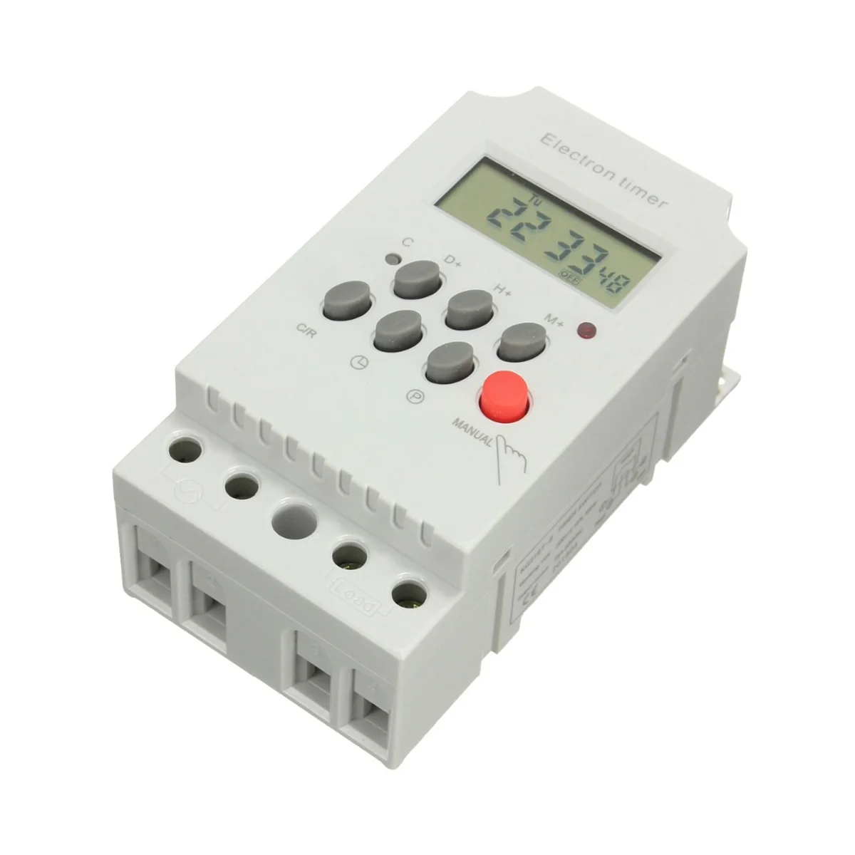 KG316T-II Din Rail Microcomputer Time Control Switch Time Control Timer AC 220V 25A DIGITAL TIMER SWITCH Relay Control