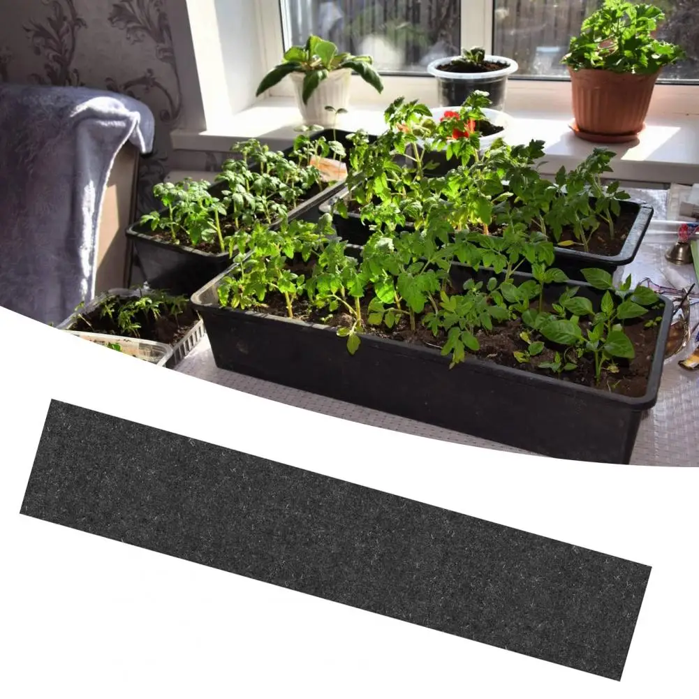 8 Pcs Seeds Starter Tray Mat 24-Cell Replacement Capillary Mats Absorbent Self Watering Seeds Starting Mat for Gardening