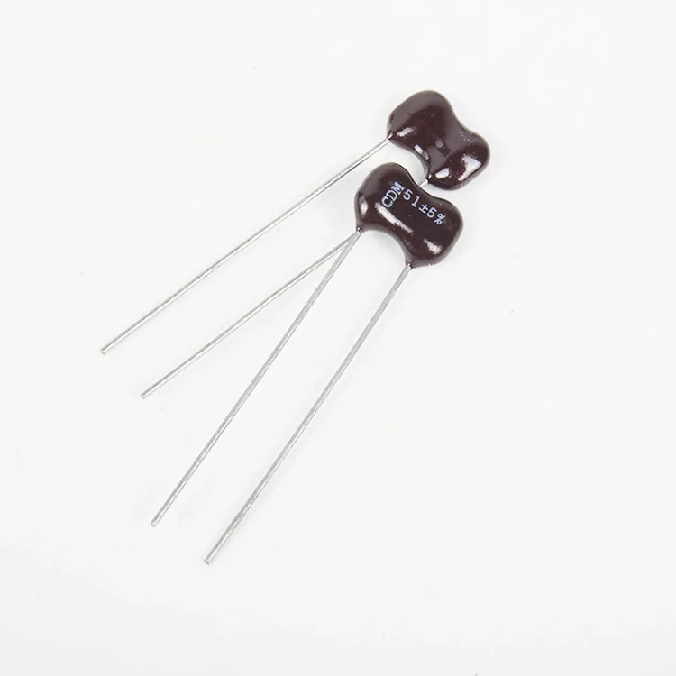 (5pcs）High-frequency electrodeless capacitor imported from the United States with high accuracy of 5% 500V 51PF CD15ED510J03