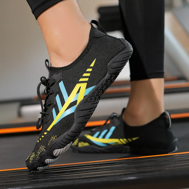 Unisex Man Woman Shoes Anti-Non Slip Durable Black Water Barefoot Soft Sole Light Breathable Sport Outdoor Men's Walking Running