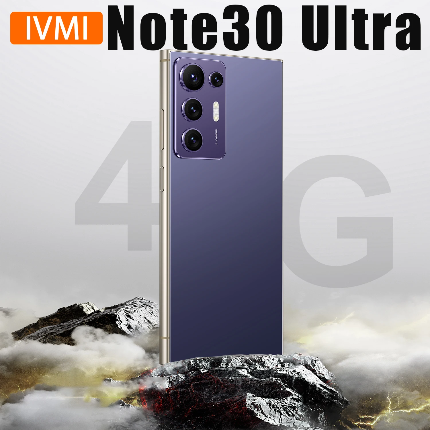IVMI Global Vision Note30 Ultra Android Smartphone 4GB RAM 64GB ROM 5+16MP Face ID 4G Network Google Play Store Mobile Phones