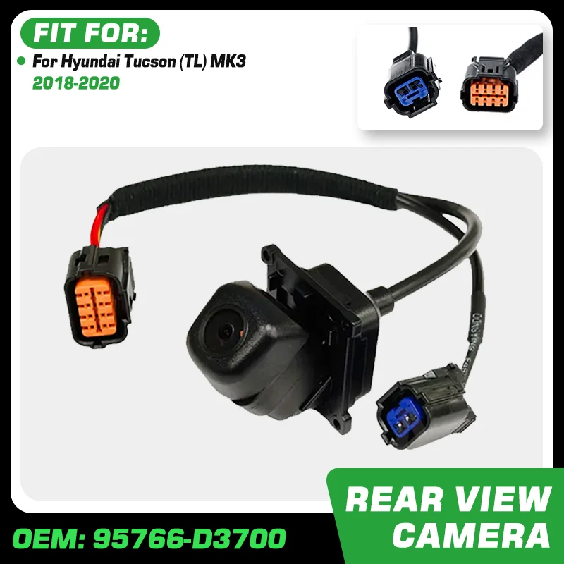 

Rear View Camera For Hyundai Tucson TL 3th MK3 2018 2019 2020 Rear View Reverse Backup Parking Aid Camera 95766-D3700 95766D3700