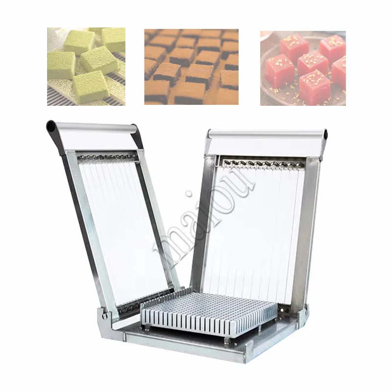 

Manual Cheese Butter Cutter Chocolate Soft Candy Cutting Cube Machine Guitar Cake Cube Dicing Machine