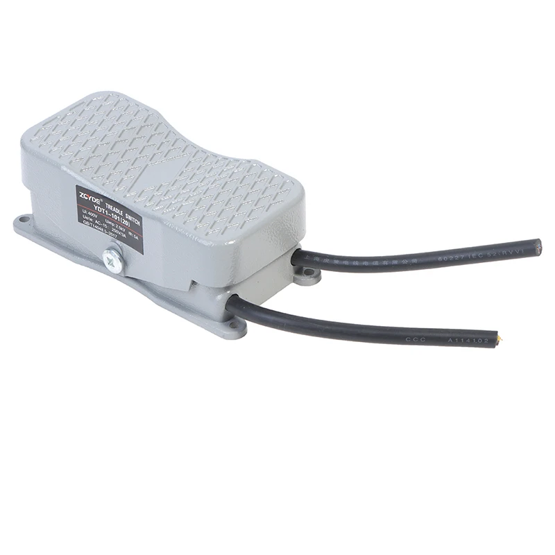 

New YDT1-101 Foot S Pedal Foot Control Reverse S 250V 5A Double Control