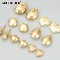 GUFEATHER ME60,jewelry accessories,316L stainless steel,nickel free,hand made,charms,jewelry making,diy pendants,4pcs/lot