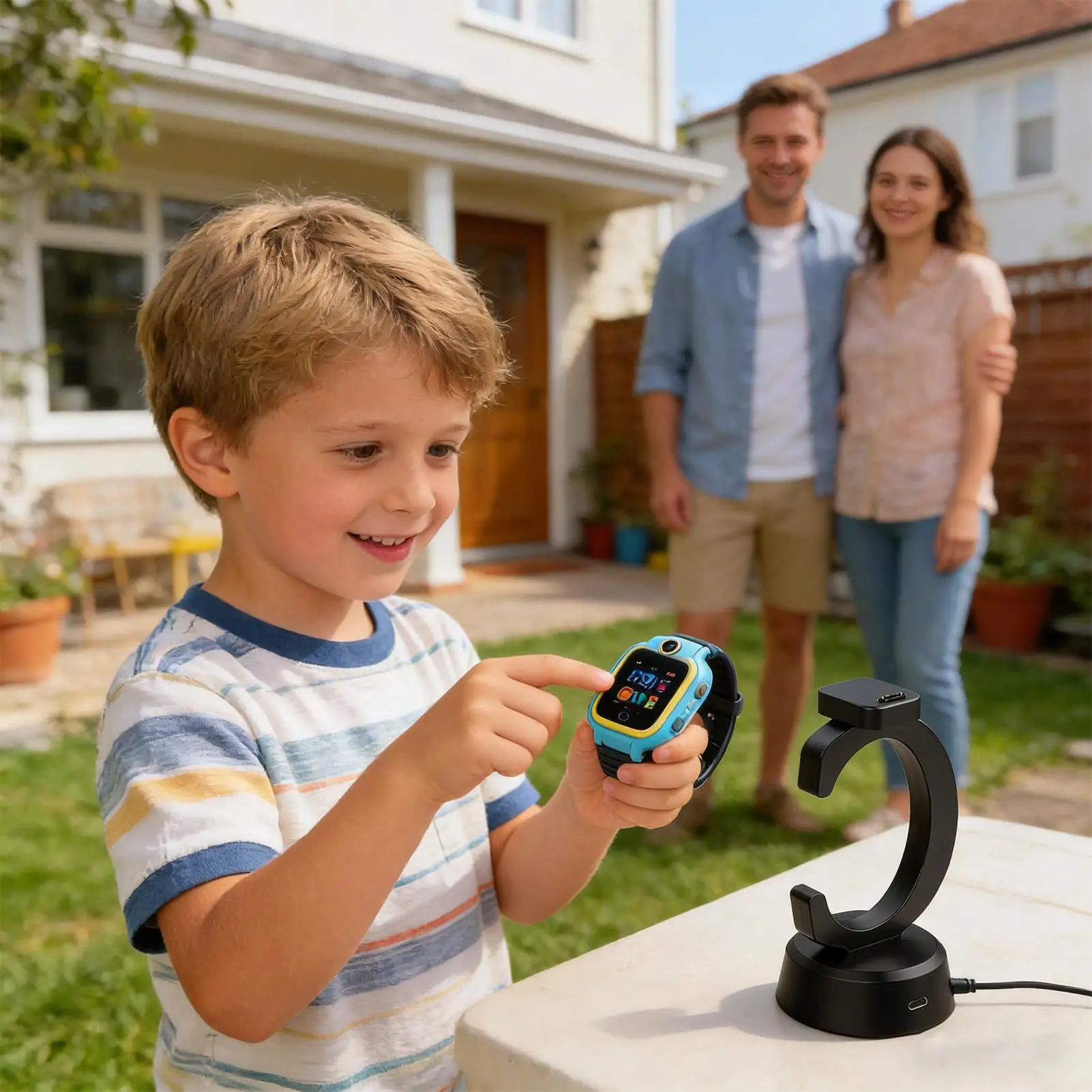 

For Xplora X6 Play/Xplora X6 Pro Smartwatch Charging Stand C-Shape Stable Base Watch Charging Stand For Children Kids School