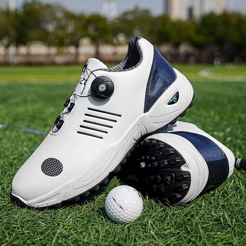 Mens Sneakers Fashion Rotating Buckle Designer Men Shoes Light PU Leather Casual Shoes Men Tennis Training Shoes Large Size39-48