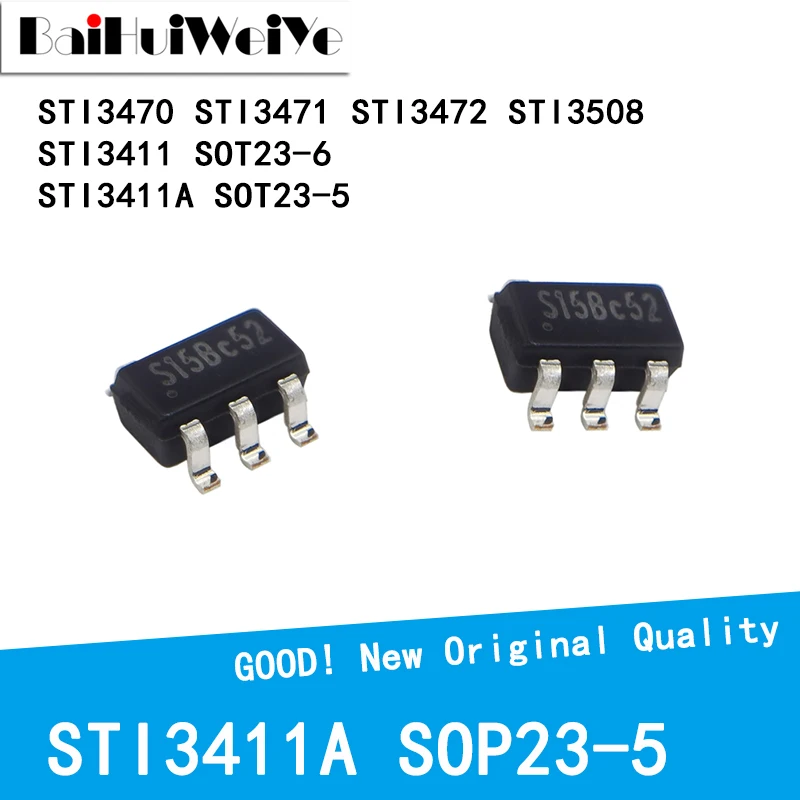 10PCS/Lot STI3470 STI3471 STI3472 STI3508 STI3411 SOT23-6 STI3411A SOT23 Voltage Stabilization And Step-Down IC New Good Quality