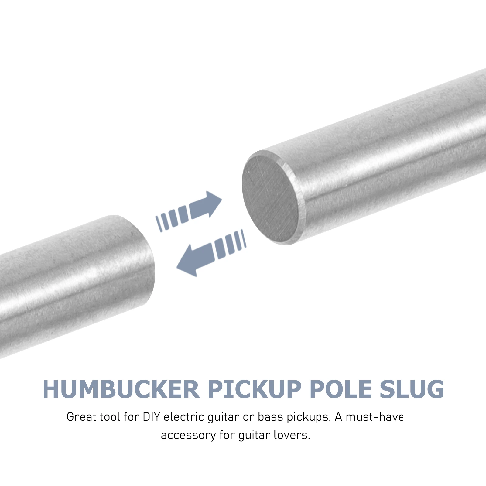 

6pcs Guitar Humbucker Pickup Polepiece Replacement Rods For Electric Bass Accessories Alloy Durable Pickup Parts