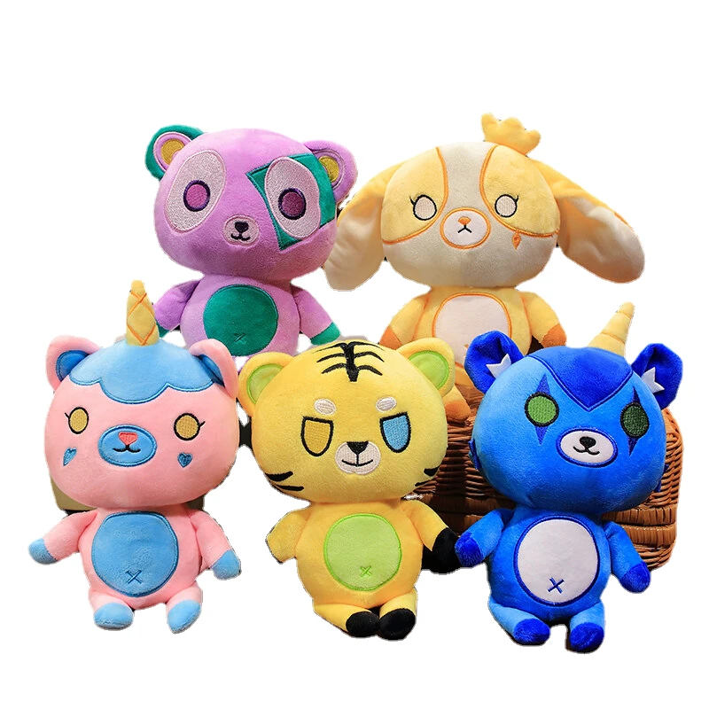 20cm ranboo recheado animal tigre/unicórnio/filhote de cachorro pelúcia dos desenhos animados ranboo funneh boneca macia crianças brinquedo presente de aniversário para crianças