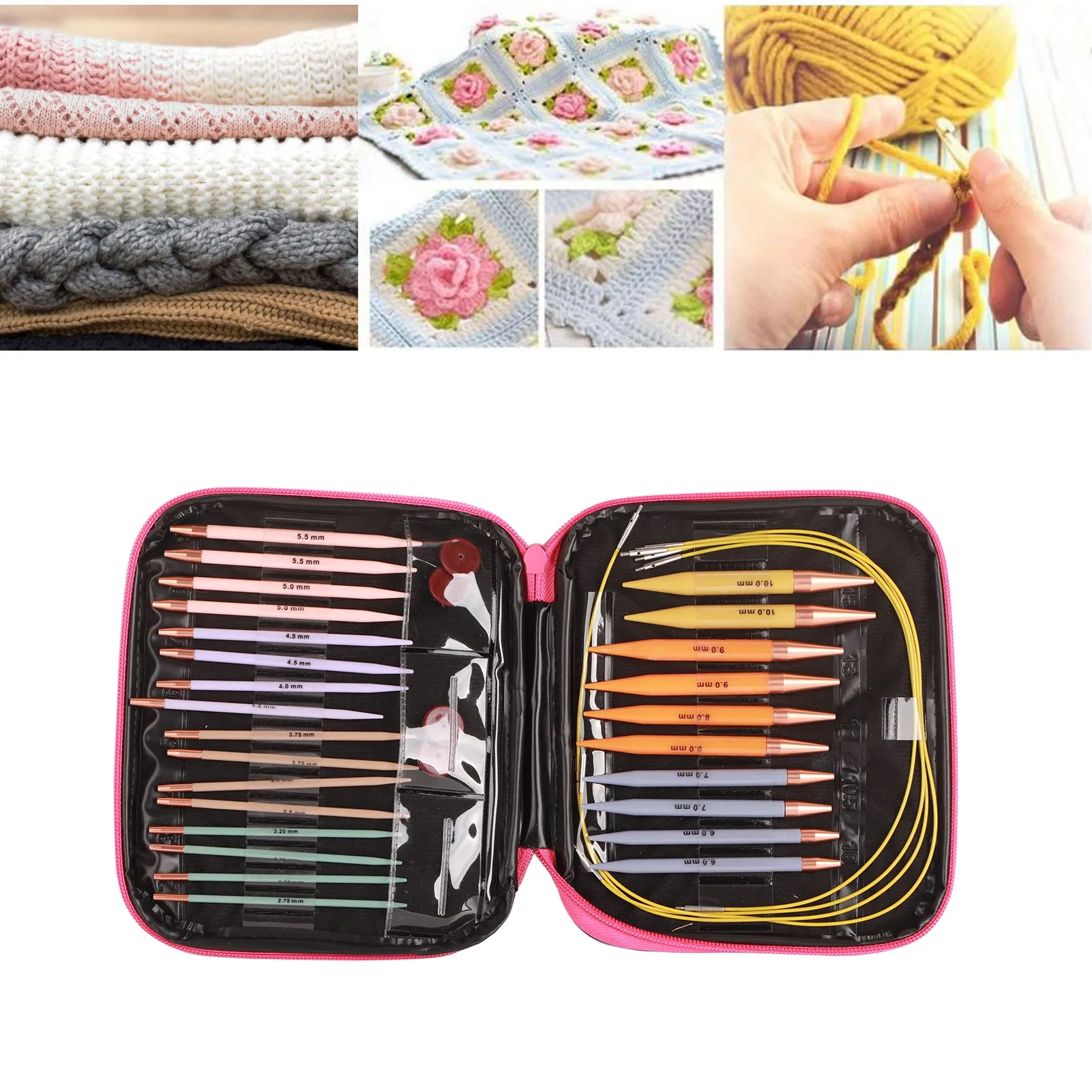 

13 пар крючков, набор пластиковых игл из поликарбона, аксессуары для рукоделия «сделай сам» для женщин