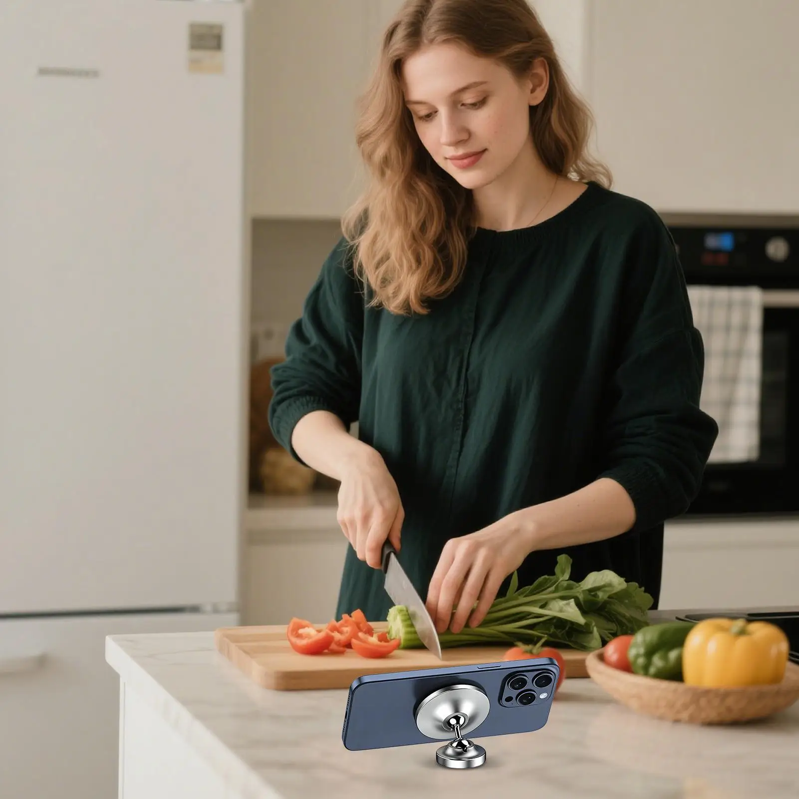 

Магнитный держатель телефона для автомобиля, вращение на 360 градусов, складной магнитный кронштейн для телефона для спортзала для грузовиков, автомобильная настольная тележка для гольфа