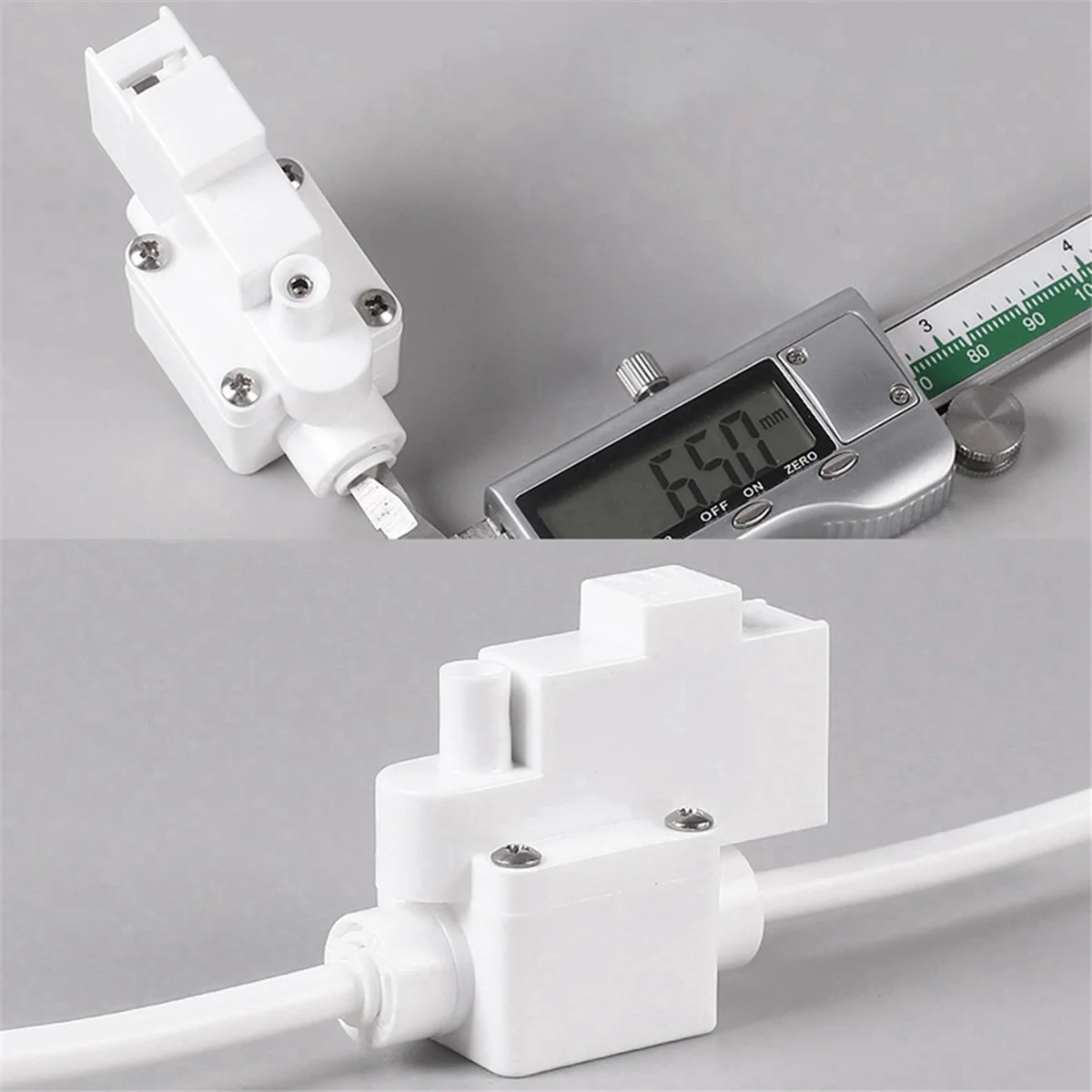 Válvula de alivio del interruptor de presión alta/baja del tanque de agua, conector de filtro de agua de manguera de 1/4 pulgadas para Motor de bomba de ósmosis inversa