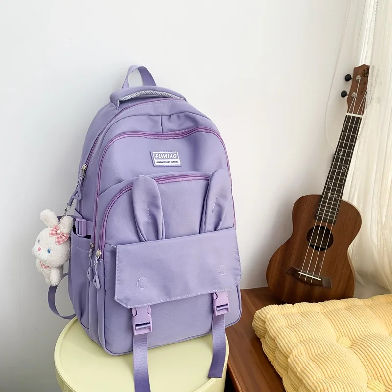 Mochila escolar para estudiantes de secundaria, bonita mochila fresca y dulce para estudiantes de primaria, grado cinco, grado seis, transpirable, Li