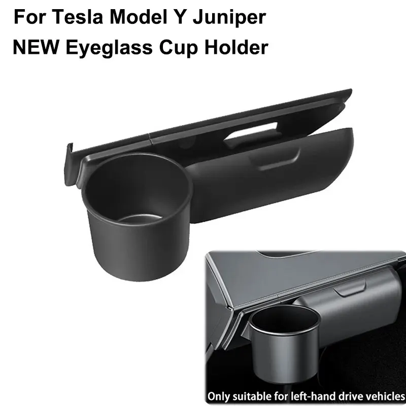 

NEW for Tesla Model Y Juniper Eyeglasses Cup Holder Dashboard Box Model 3 Highland Multi-Functional Sunglasses Water Cup Holder