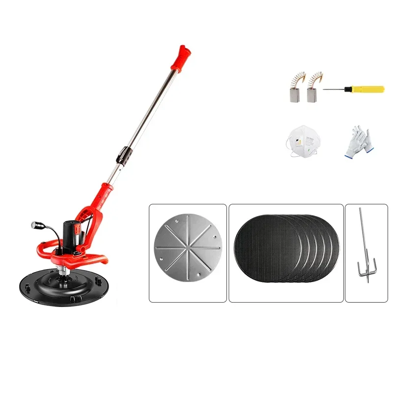 Portable Small Electric Cement Mortar Trowel Hand-held Floor Wall Smoothing Polishing Sander Automatic Putty Plastering Machine