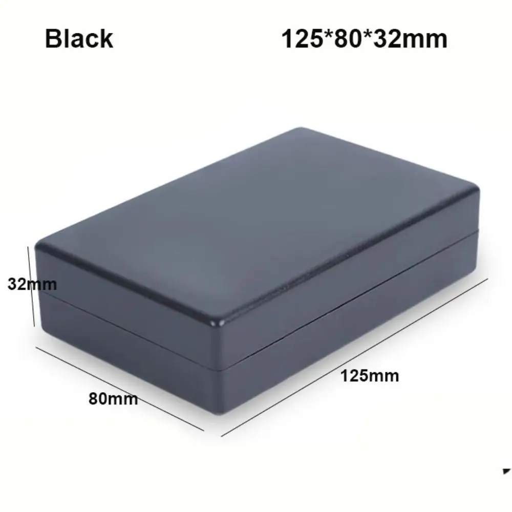 New Waterproof Project Enclosure Boxes White Black ABS Plastic Storage Case 9 Styles Housing Instrument Case Electronic Supplies