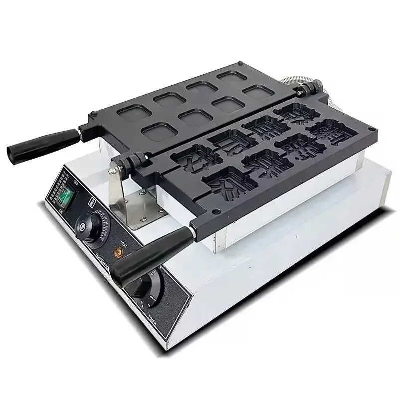 Electric gas string text cake machine