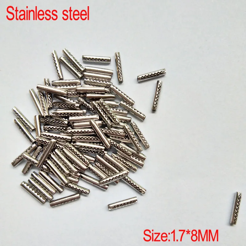 200pcs 1.6mm 1.7mm  Fixed Pin Stainless Steel Pin For VVDI KD Xhorse Flip Floding Remote Control keys Locksmith Tool