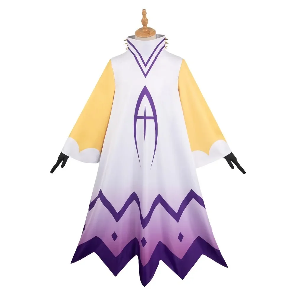 Costume de cosplay d'hôtel de dessin animé Adam, déguisement pour hommes et femmes, robe, perruque, équipement de sauna, carnaval d'Halloween