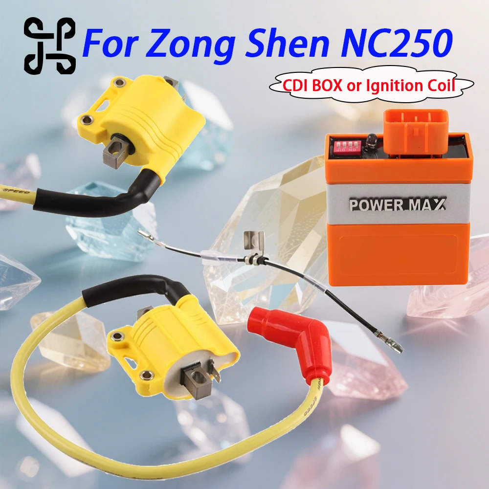 

Motorcycle CDI Box Ignition Coil CDI Racing With DIP For Zong Shen NC250 NC300 Engine NC 300 NC 250 Off-road Motorcycles Parts