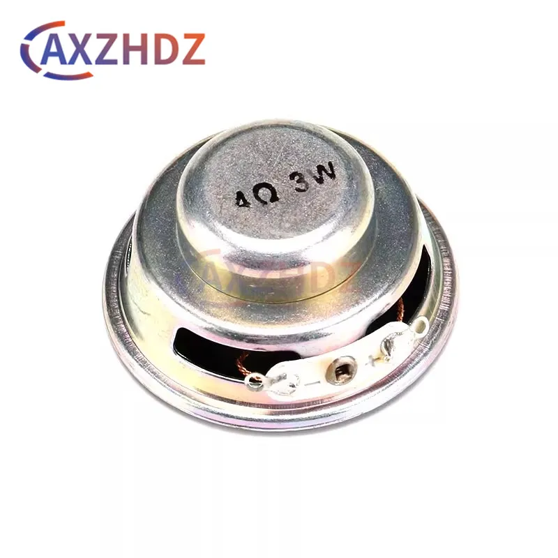 2PCS High Quality Speaker 4CM Horn Diameter Mini Amplifier Rubber Gasket Loudspeaker Trumpet White Diy Speaker 3W 4R 4Ω 40MM