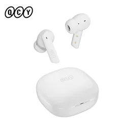 QCY HT05 ANC Wireless Earphones 40dB Active Noise Cancelling Bluetooth 5.2 Headphones 6 Mic ENC HD Call Headset TWS Earbuds