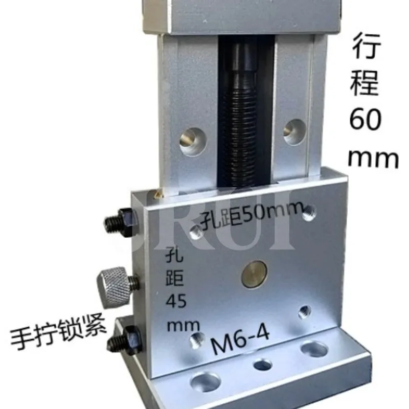 One Axis Precision Sliding Stage Screw Driven Motion Workbench Aluminum Alloy Dovetail Groove Linear Guide Rail Single Axis