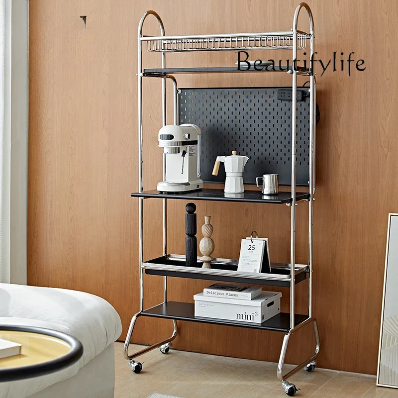 Baina functional storage rack, free installation of multi-function storage and storage mobile side cabinet