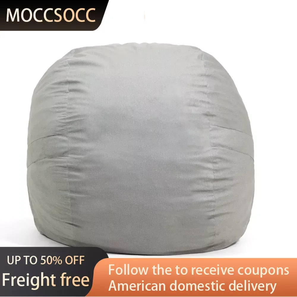 

4ft Room Pouf With Padding Included Large Bean Bag Chair Cover Only Cheap Sofas for Living Room Armchairs Fog Freight Free Sofa