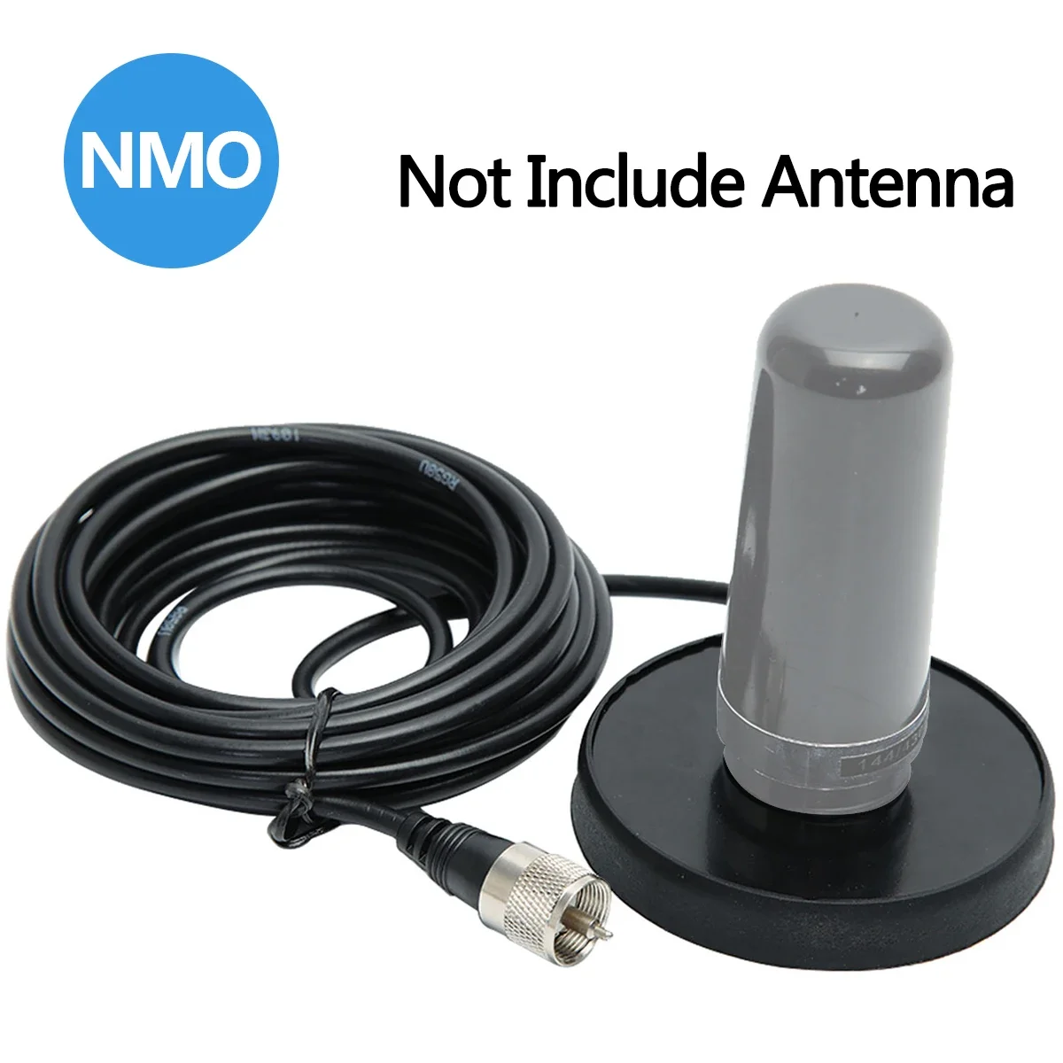 

ABBREE NB-90 Heavy Duty Universal NMO Magnet Mount Includes 16.4ft RG-58 Cable with PL-259 Connector for QYT TYT Yaesu Vehicle