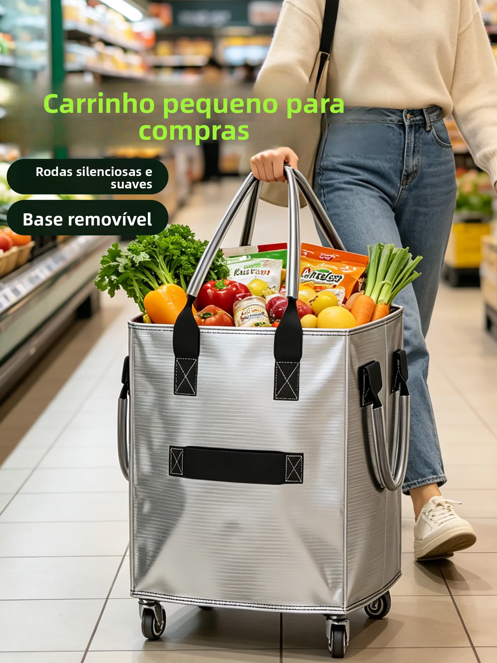 portable-folding-shopping-cart-outdoor-camping-insulated-pushcart-vegetable-buying-wickerwork-handyman-essential-haoken-bag
