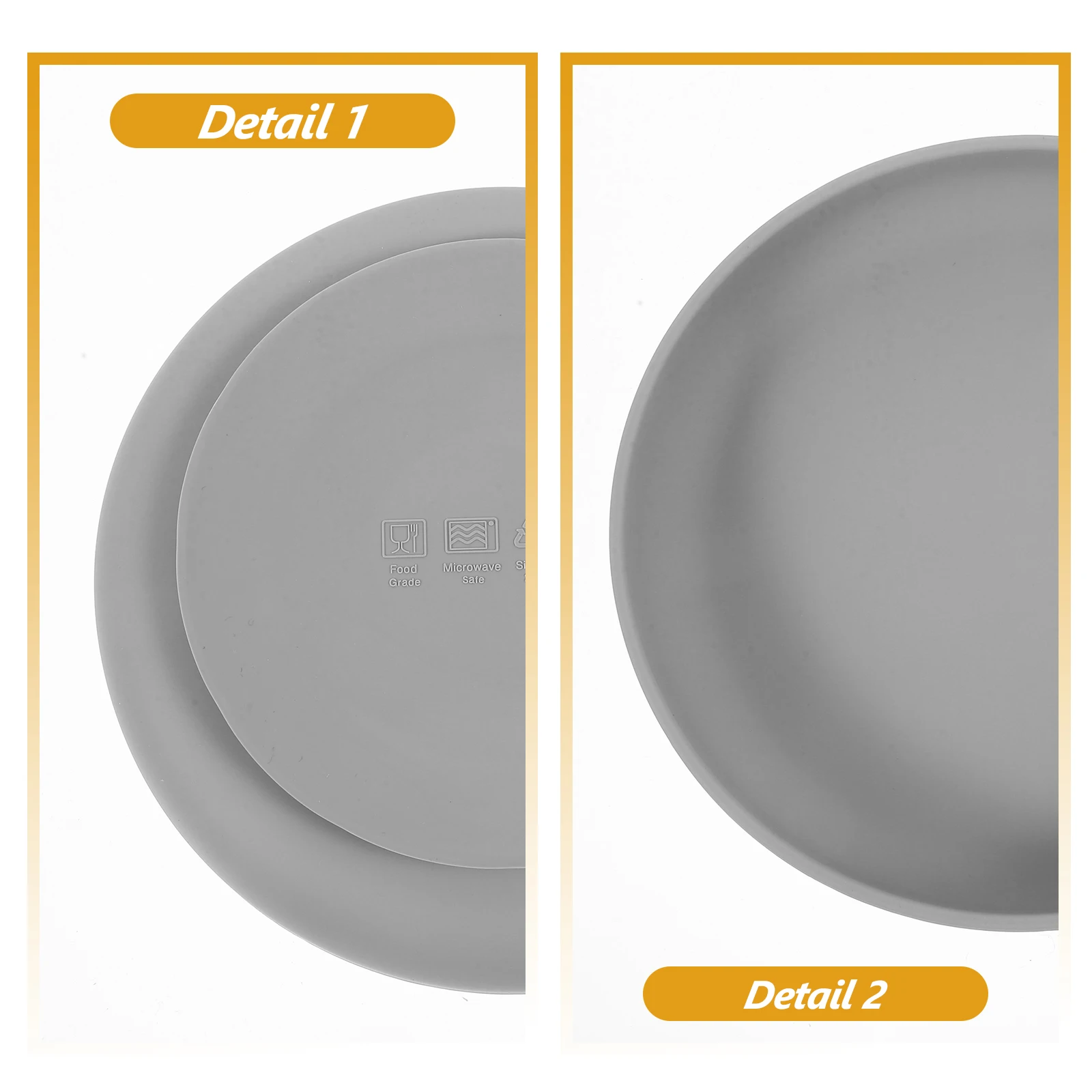 

Spill-proof Dinner Plates Dishes for Seniors Disabled Handicapped Feeding Adult Divided Advanced Elder Dining Table Utensils
