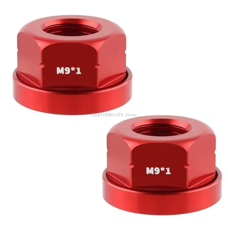 Aluminum Alloys Bike Bike Wheel Axles Nut Bolt Flanges Before Rear Wheel Screw
