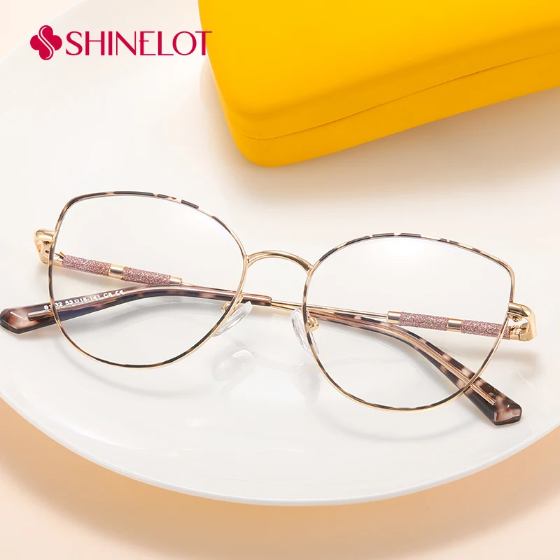 

81132 Korean Style Eyeglasses Frame Female Eye Protection Glasses Leopard Print Frame Youth Style Best-Selling Y2k Eyewear