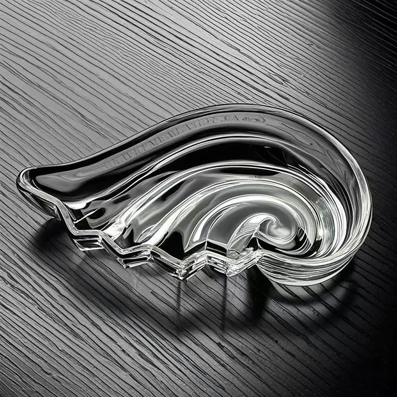 Mini Fruit Plate Exquisite Crystal Glass Disc Kitchen Tableware Light Luxury High-grade Fruit Plate High-end Small Shell Disc
