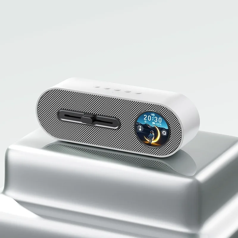 

Интеллектуальный Bluetooth-динамик с искусственным интеллектом и белым шумом, многофункциональный будильник, погода, настольный домашний сабвуфер, Bluetooth-динамик