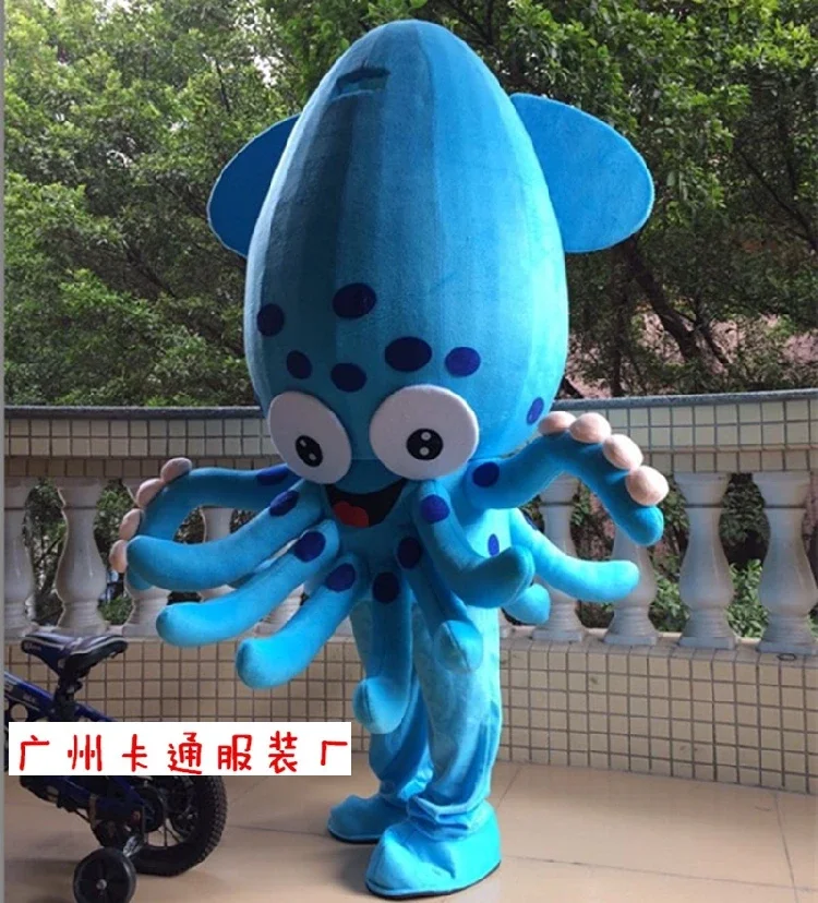 Christmas Octopus Mascot Costumes Cartoon Apparel Birthday Party For Adults Gift For Halloween Carnival Party