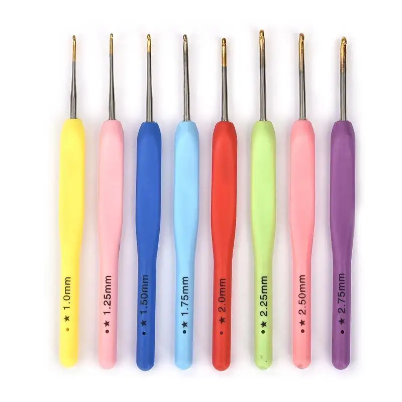 Lot De 53 Crochets Ergonomiques Colorés + Accessoires Complets – Idéal Débutants Et Passionnés De Crochet