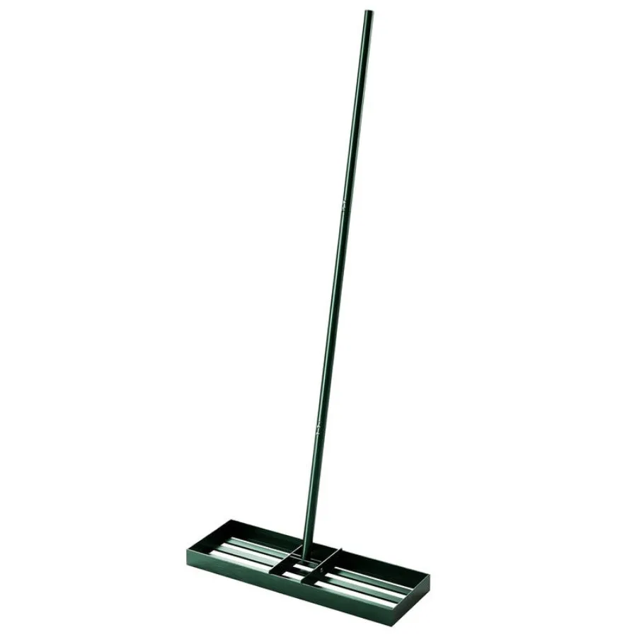 

Lawn Levelling Rake, 76 x 26 cm Lawn Leveller Lute with 169 cm Handle for Grass Soil Sand Yard Golf Course
