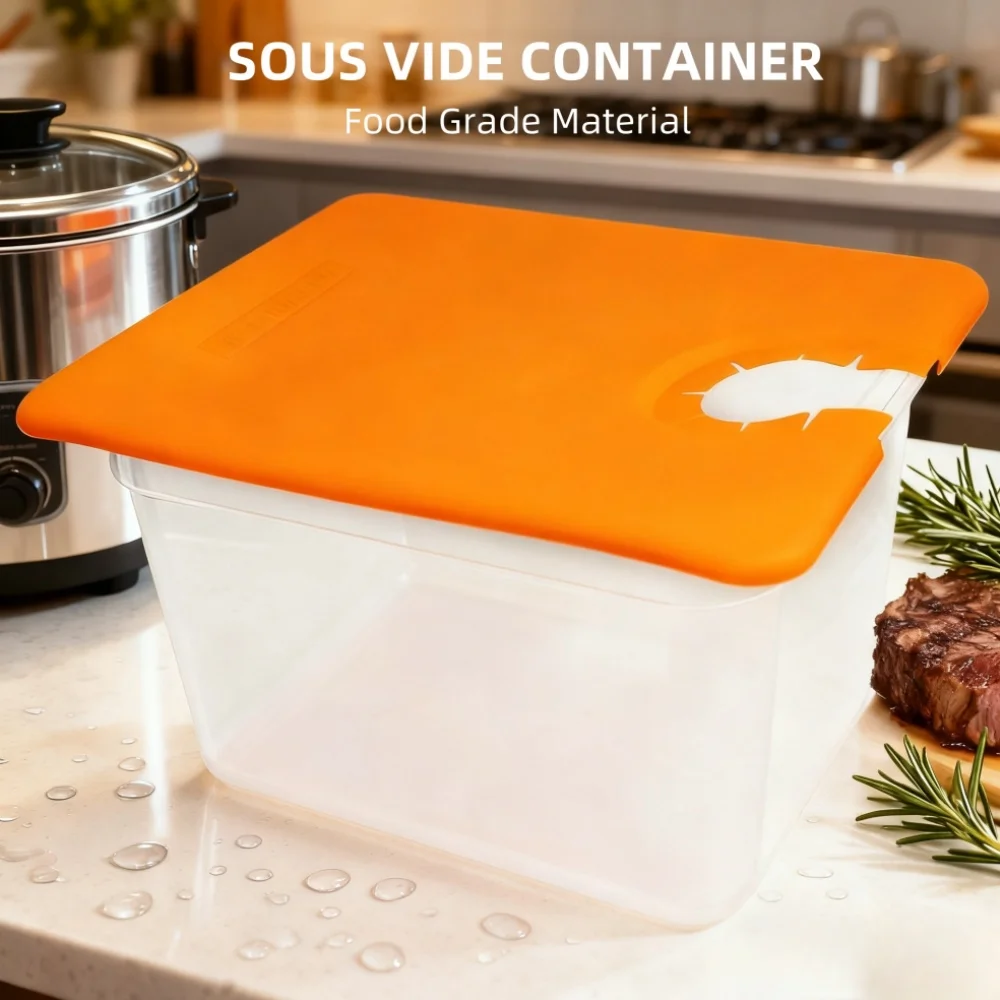 

Sous Vide Cooker Kit Set for All Immersion Circulators 11L Water Container with Silicone Lid (not with Sous Vide Machine)