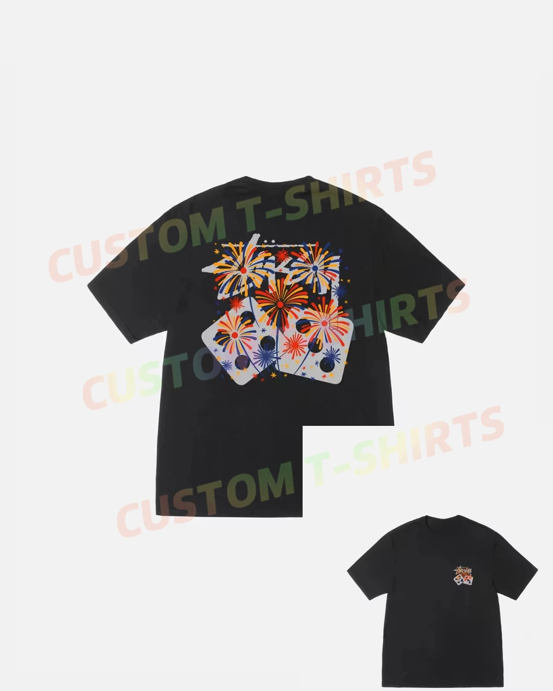 

Men's Pure Cotton Fashion Brand Plankton STU T-shirt American Trend Printed Men's Summer Round Neck Loose Short Sleeve Clothes