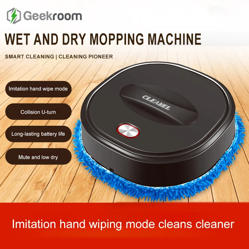 

Intelligent Sweeping Robot Wet And Dry Mopping Machine Mini Cleaning Household Office Machine Automatic Sweeper Vacuum Cleaner