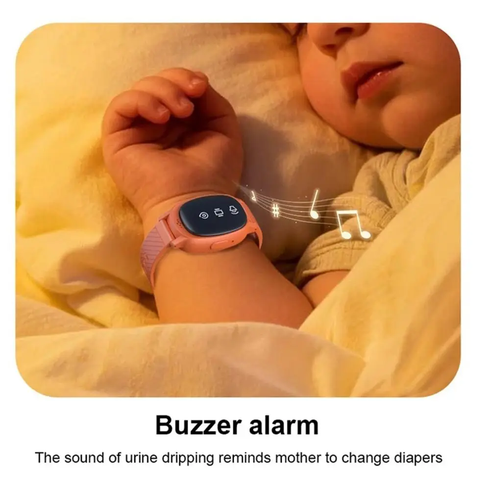 Wireless Bedwetting Alarm Portable Wearable Urine Moisture Alarm Hand Worn Anti loss Vibrating Reminder Device Baby