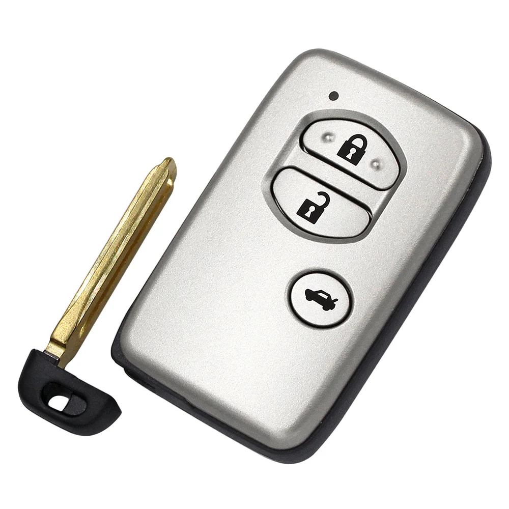 Ecusells Smart Remote Keyless Go Car Key For Toyota Land Cruiser Prado Camry Crown Aurion LC200 A433 F433 4D Chip 433Mhz P1 98